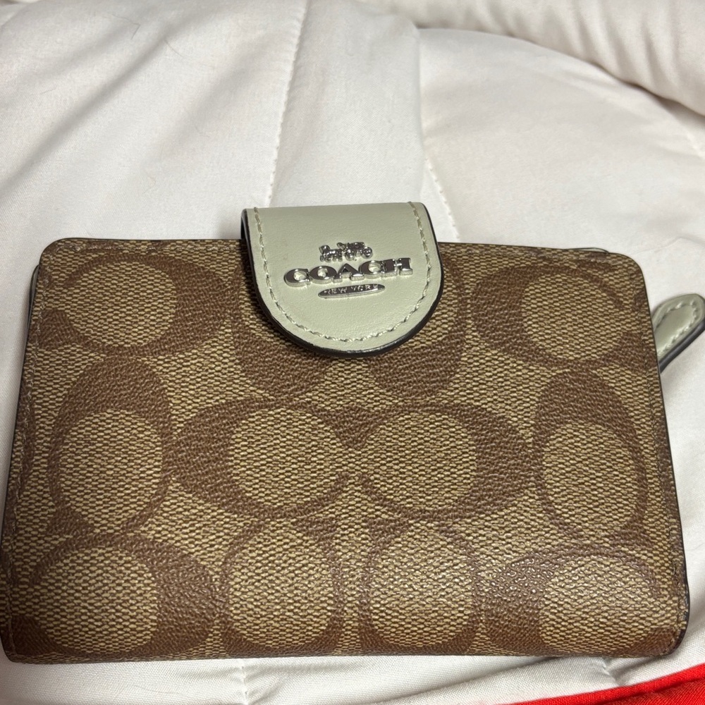 Coach Brown and green Wallet